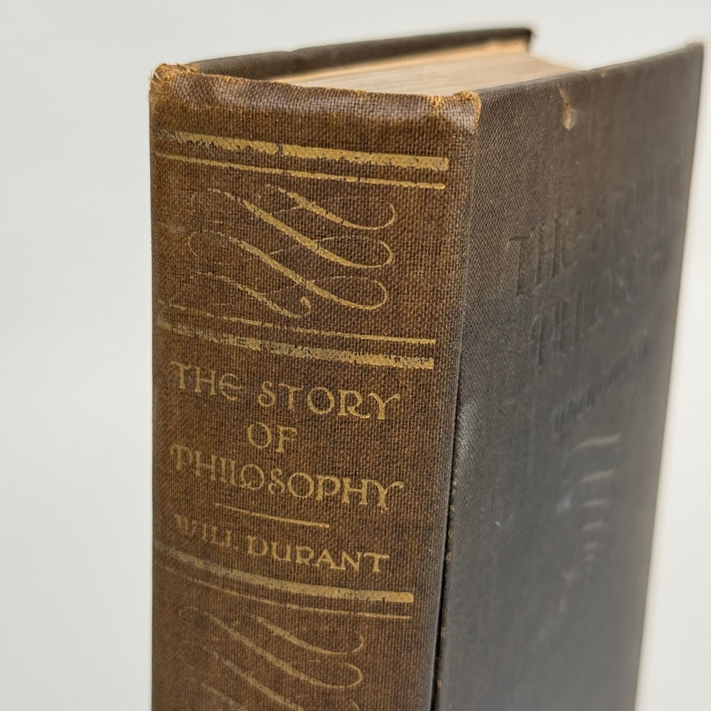 Simon and Schuster The Story of Philosophy Will Durant 1927